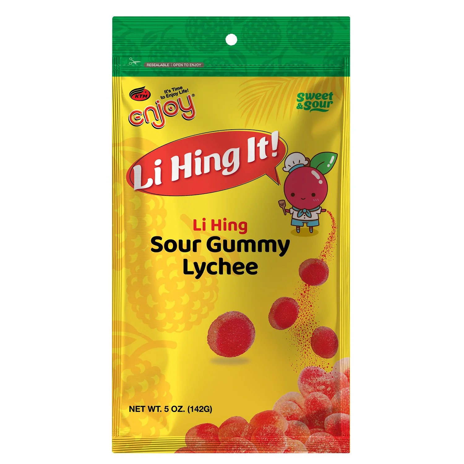 Li Hing It! Mini 3D Gummy Lychee (4oz) | Enjoy Snacks
